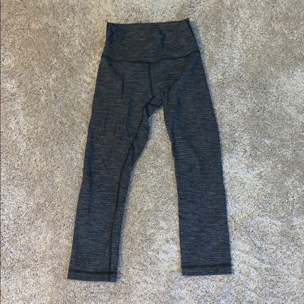 Knit gray 30” lulu leggings